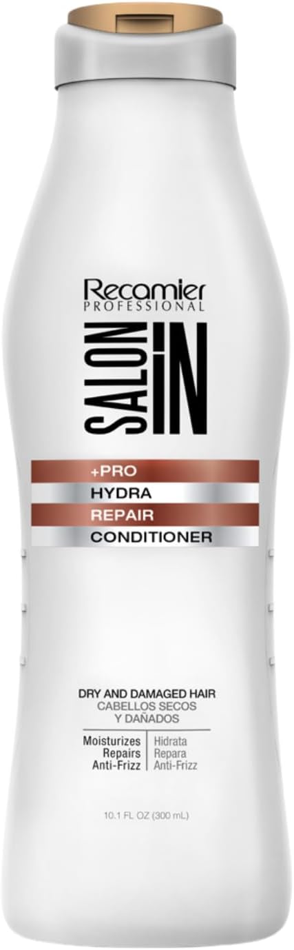 Salon In by Recamier | Hydra Repair Hair Conditioner | Moisturizing & Strengthening for Dry, Damaged Hair | 10.1.fl.oz / 300 ml