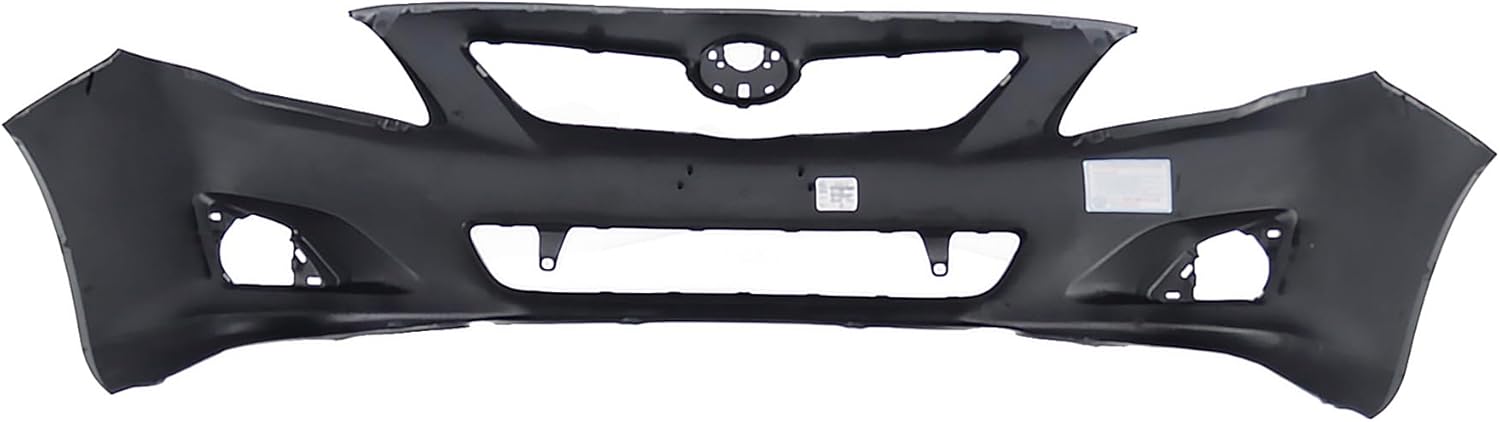 FitParts Compatible With Front Bumper Cover 2009-2010 Toyota Corolla Base CE LE XLE Sedan 09-10. New, Primed and Ready for Paint. With Fog Light Holes. TO1000343 5211902990