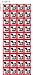 GHS Health Hazard, pictogram, 5/8", .625" sides, decal, label, kit OSHA Compliant, Vinyl Sticker, sheet, 40 of the decals per sheet