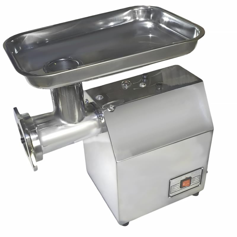 Tritacarne elettrico professionale D70 – 850 W – Portata 120 kg/h – Lama singola taglio – Griglie Ø70 mm (5,5 & 7 mm) – Acciaio Inox – Monofase – Facile da pulire – Uso Restauro & Macelleria