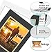 Golden State Art, Pack of 10 11x14 Double Picture Mats with White Core Bevel Cut for 8x10 Pictures + Backing + Bags, Mix Color