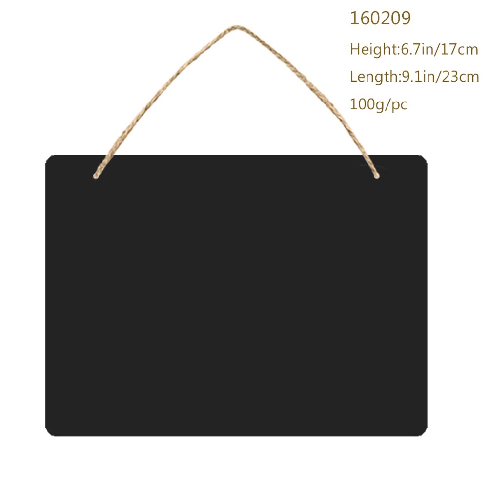 rosenice Pizarra decorativa de doble cara con cuerda para colgar (160209)