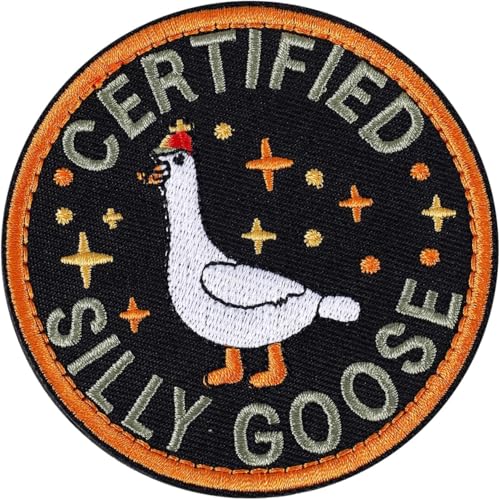 Funny Goose Patch - Velcro Patches - Velcro Patches for Backpacks - for Backpacks, Dog Harnesses, Vests, Hats, and Clothing