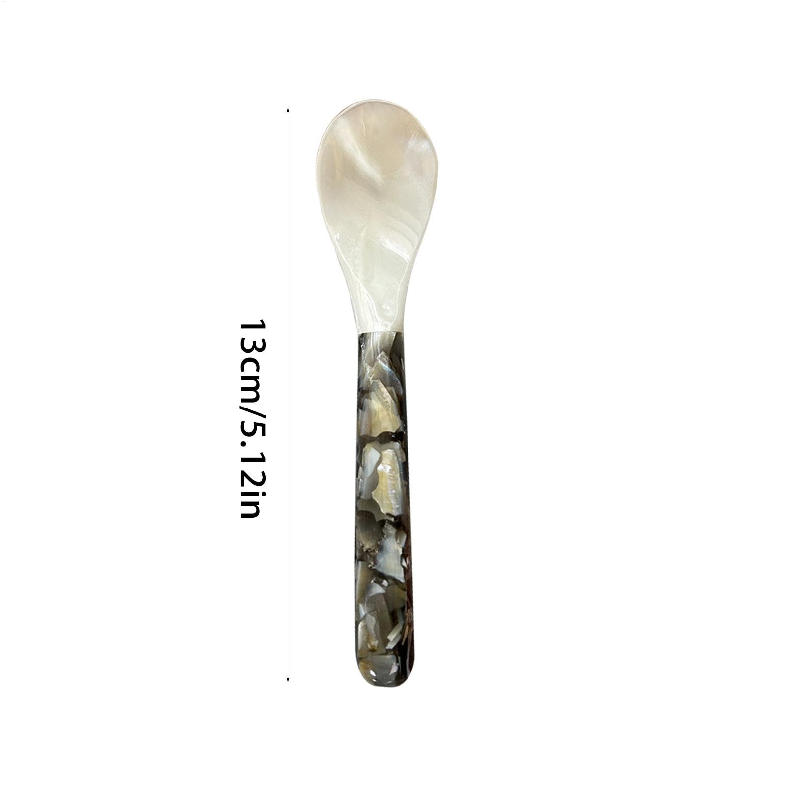 Cucchiaio da caviale con conchiglia, set di cucchiai in madreperla, set di posate per caviale, eleganti cucchiai per caviale, cucchiai decorativi, utensili da portata per caviale, set di 5 cucchiai