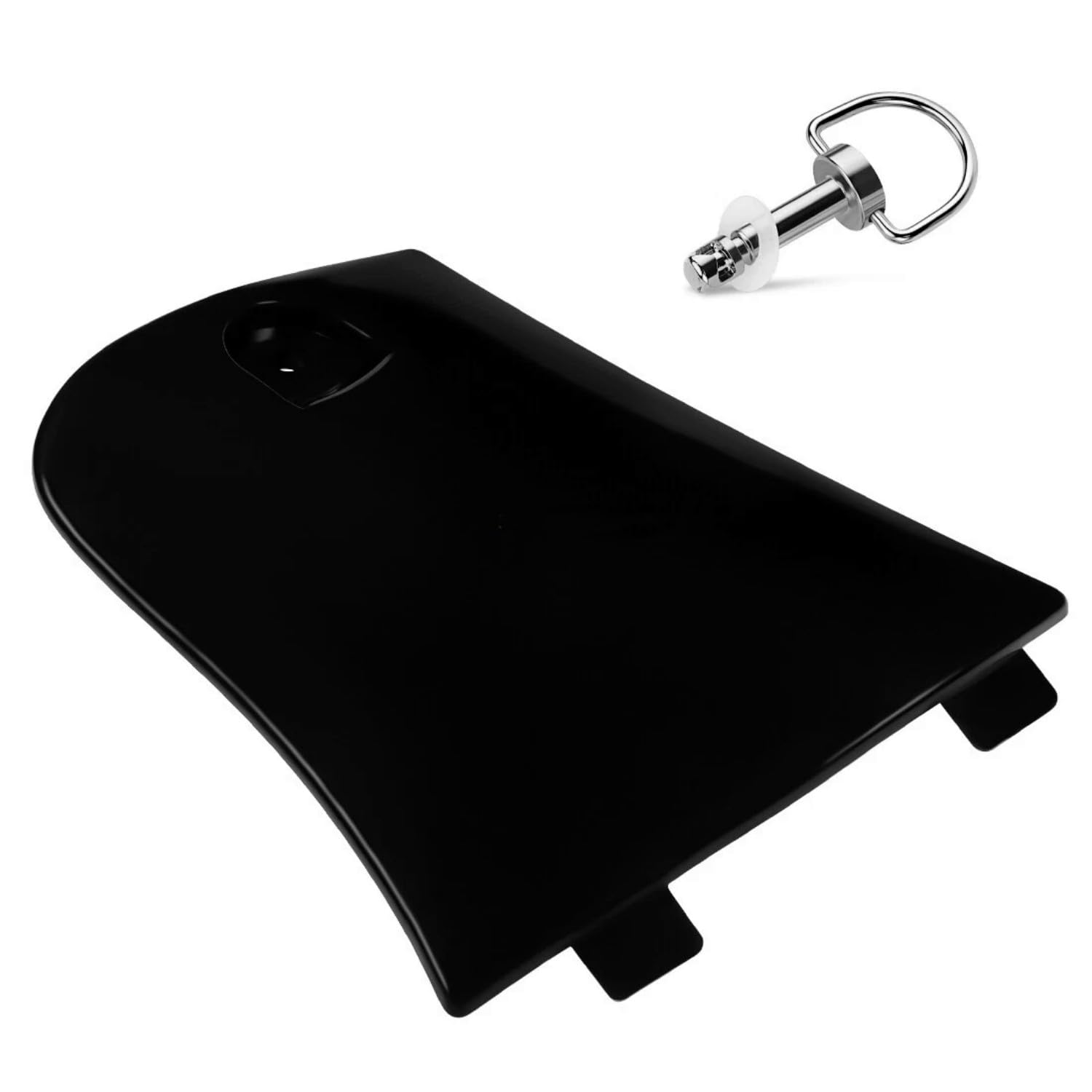 NuwThe 61110-HN8-000ZD Black Utility Box Lid & Stud Washer For Honda TRX650 TRX680 Rincon 650 680 2003-2023 61110-HN8-000ZD 61110-HN8-000 17225-KN5-671 17225-KN5-670