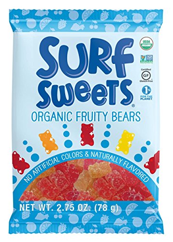 Surf Sweets Organic Fruity Bears, 2.75-Ounce Bags