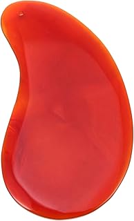 Healvian 1Pc Placa De Raspagem Placa Guasha Ferramenta Placa Raspadora De Rosto Jade Massageador Espátula Espátula Facial Espátula Facial Placa Gua Sha Placa De Raspagem Corporal Facial