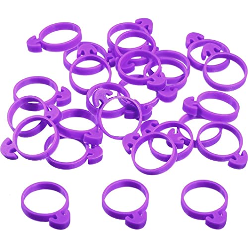 BEAHING 50 Fascette per Sacchetti di Pasticceria in Silicone riutilizzabili, Clip per Decorare Torte per tubazioni e glassa