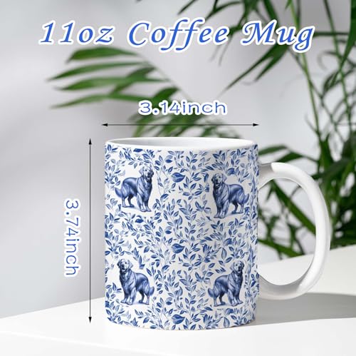 Taza de porcelana con diseño Golden Retriever 11 oz miniatura 2