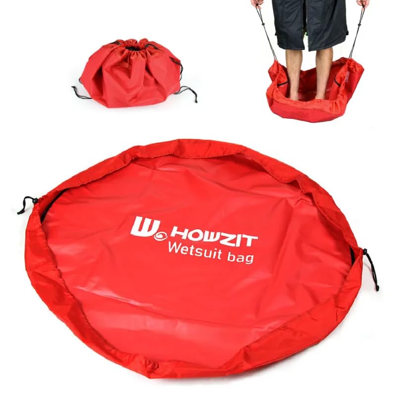 Sac à Combinaison Howzit Étanche 100 cm – Tapis de Change Néoprène Grand Format – Transport Équipement Mouillé Surf Kitesurf Paddle – Fermeture Cordons