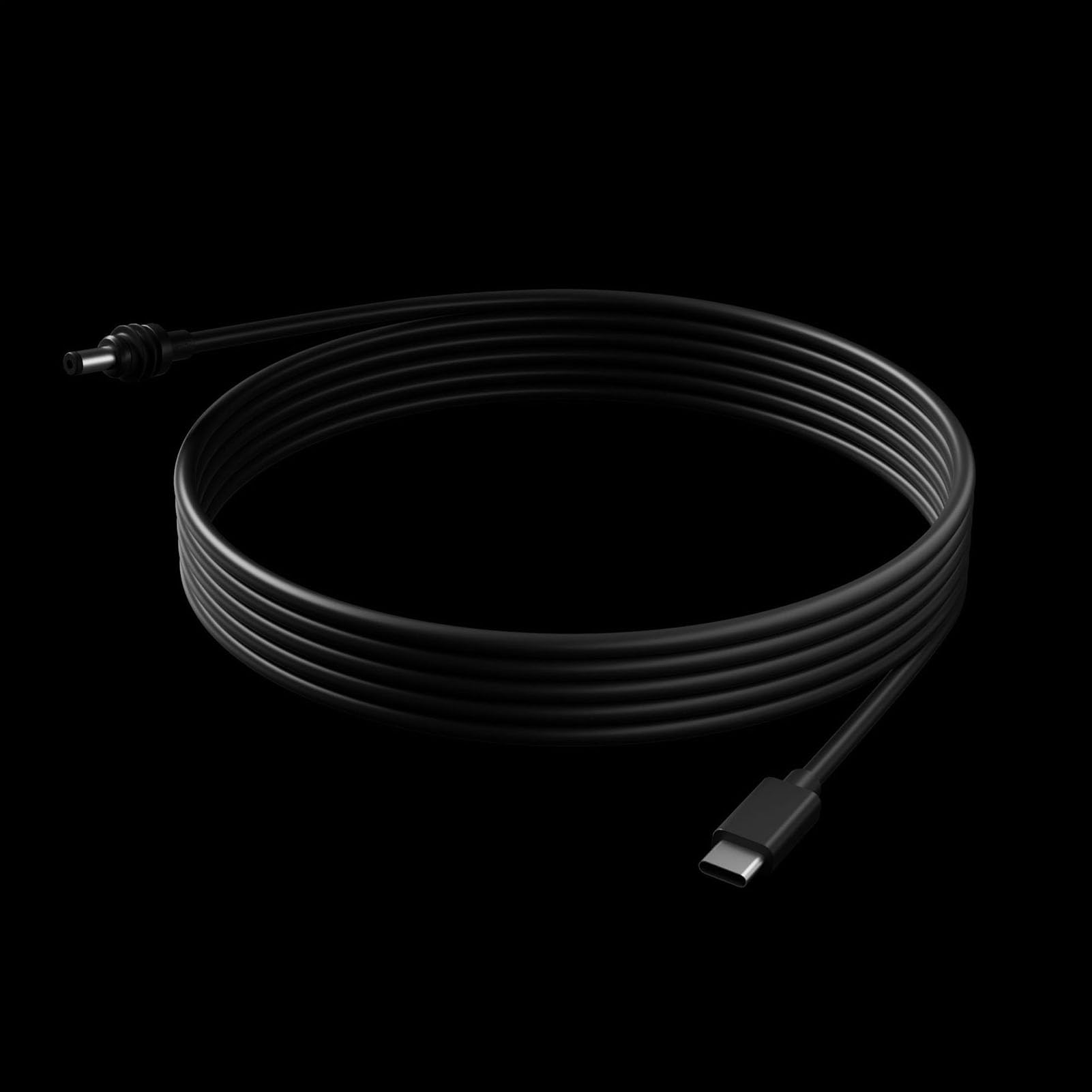 Wodoodporny Kabel Zasilający DC na USB C 18AWG z Solidnymi Metalowymi Złączami do Długotrwałego Użytkowania Idealny do zastosowań Wewnętrznych i Zewnętrznych 5 M Czarny Mosiądz