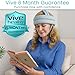 Vive Head Protection for Adults - Soft Helmet for Special Needs, Elderly, Epilepsy, Seizures & Blackouts - Padded Fall Protector, Comfortable & Adjustable Safety Cap with Thick Shock Absorbing Foam