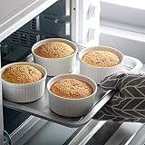 MALACASA 296 ml kubki do pieczenia Ramekins Souffee, zestaw 12 sztuk