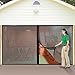 Jobar's JB4869 Double Garage Screen Door - Allows Air Circulation - Prevents Bugs and Insects from Entering - Nylon Mesh Material - Black