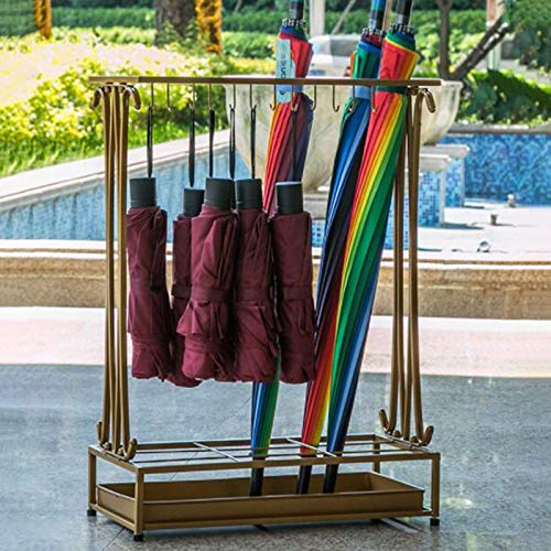 Porte-parapluie avec plateau de récupération d'eau intégré - 4
