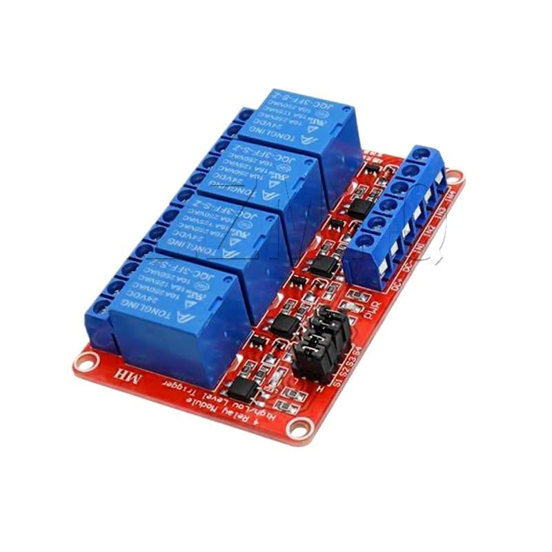 DC 5V 12V 24V 1 2 4 6 8 Channel Relay Module Board Shield with Optocoupler/High and Low Level Trigger for(5V,6 Channel)