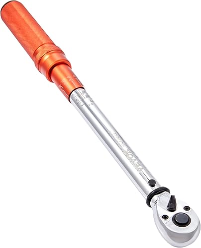 Miniatura 39 de VEVOR Llave dinamométrica de clic de 1/2 pulgada 25-250ft.lb/34-340n.m, juego de llaves dinamométricas ajustables de doble dirección, juego