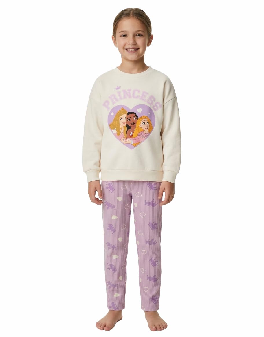 Disney - Girls - Sweatshirt and Joggers Set - 4-5 Years - Pink