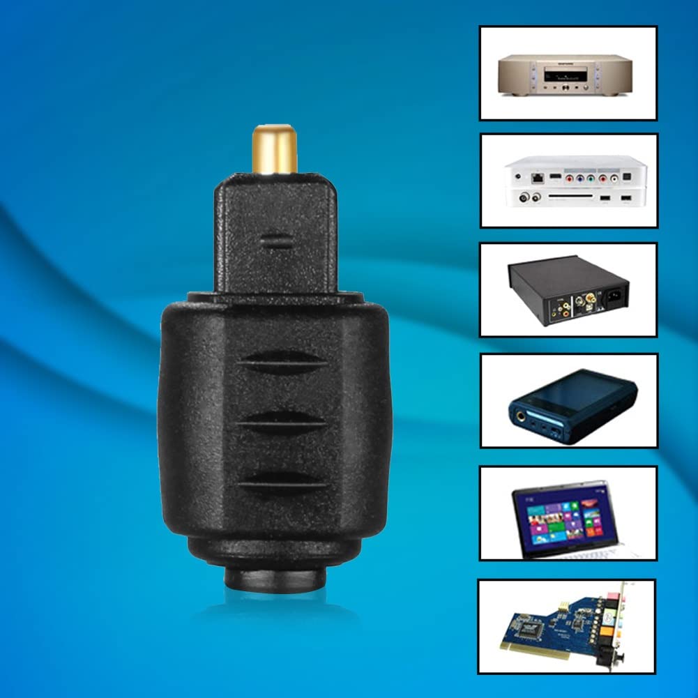 Adaptador De Audio Óptico 3x Jack Hembra De 3,5 Mm A Digital En Venta