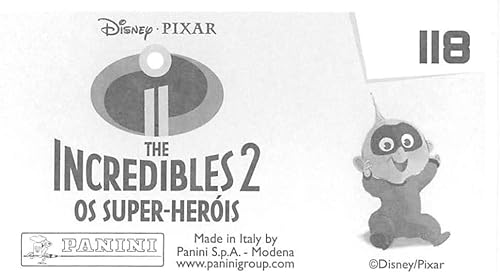 Miniatura 2 de 2018 Panini Incredibles 2 Album Sticker #118 Sticker 118