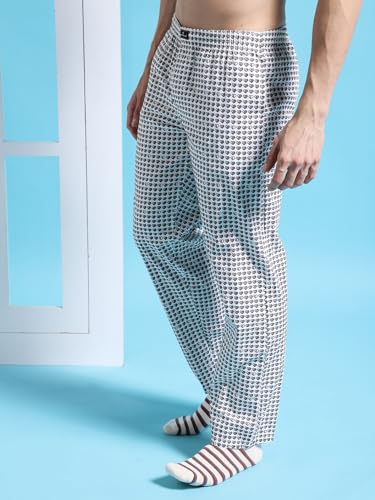 Image of The Indian Garage Co Men Regular Mid Rise Lounge Pants
