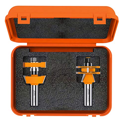 CMT CMT 800.624.11 3-Piece Adjustable shaker router bit set, 1/2-Inch Shank