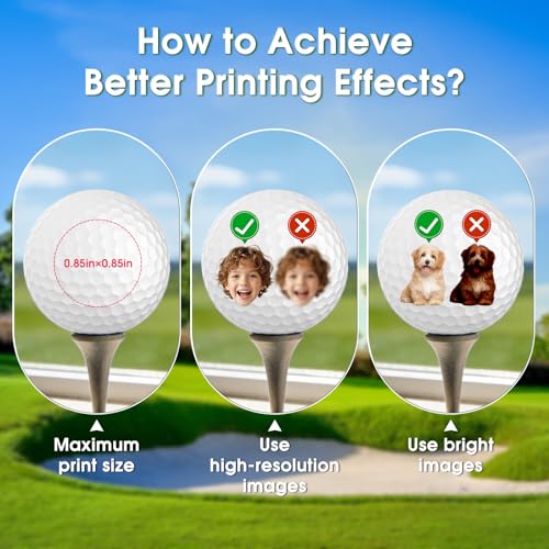 Custom Golf Balls with UV Printing