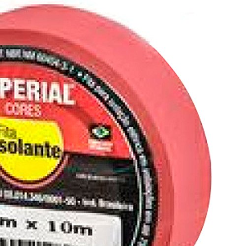 3M, Fita Isolante Imperial, Vermelha, 18mm x 10m