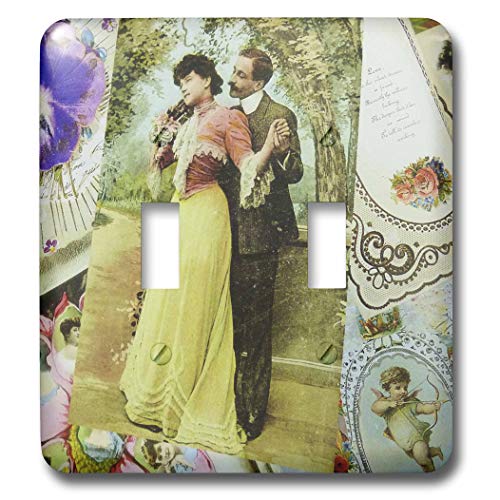 Love Collage interrupteur à baïonnette multicolore pour salon - 2
