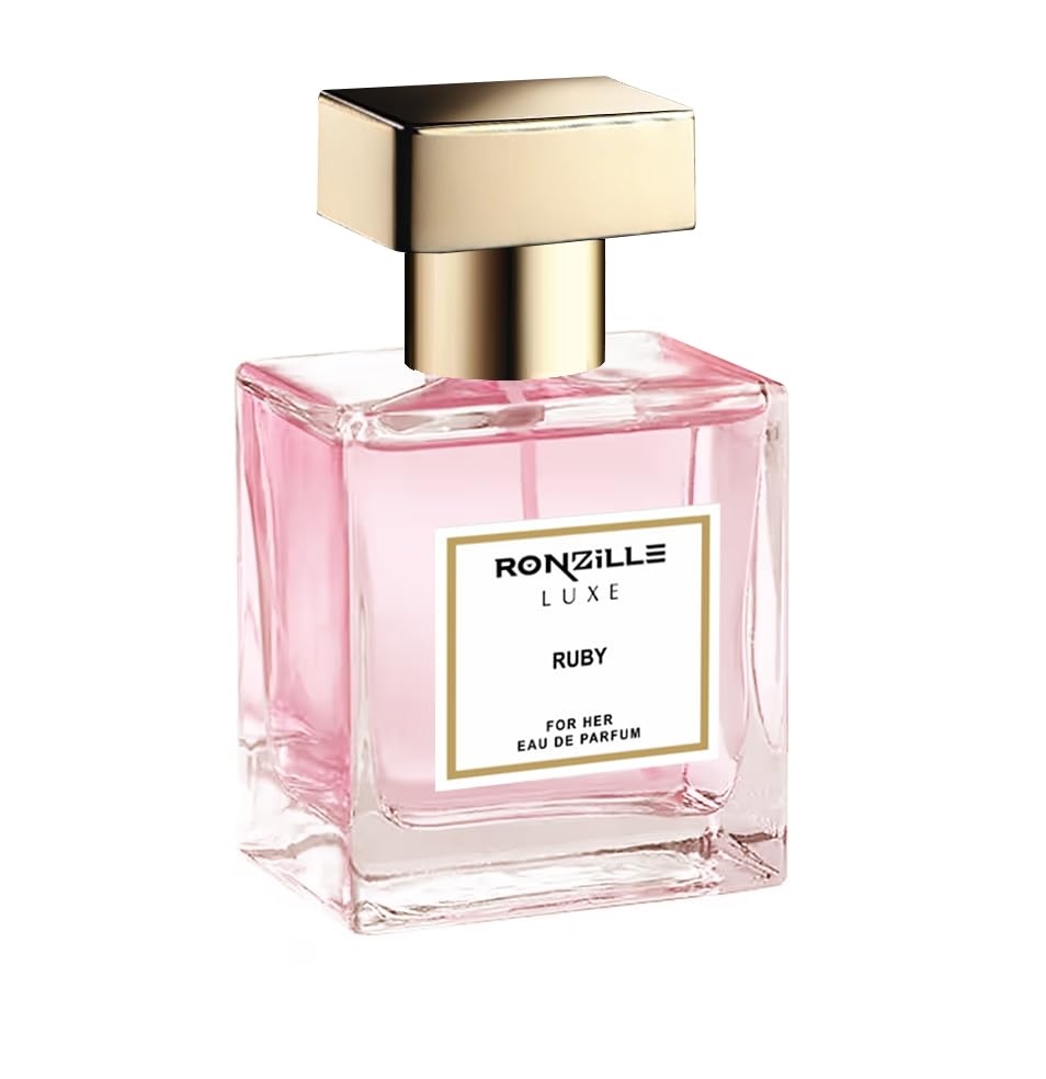 RONZILLE Luxe Ruby Eau De Parfum for Women | Long Lasting Floral Fruity Perfume | Premium Fragrance Spray | Elegant Glass Bottle | Daily Wear & Special Occasion | 30ml-image-36