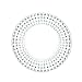 Nachtmann Dancing Stars Bossa Nova 10 5/8-Inch Crystal Dinner Plate, Set of 2