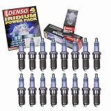 16 pc DENSO Iridium Power Spark Plugs compatible with Dodge Magnum 5.7L 6.1L V8 2005-2008