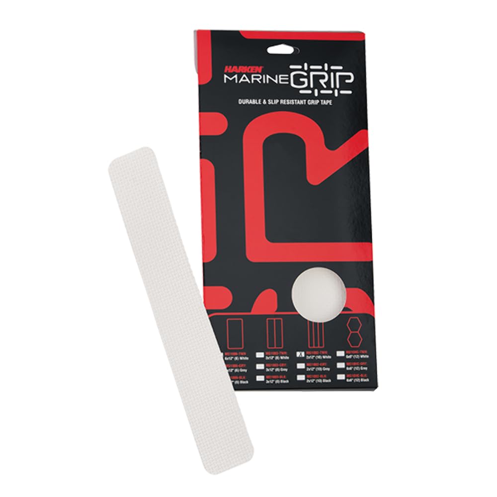 Harken Marine Grip Tape - 2 x 12 - Translucent White - 10 Pieces