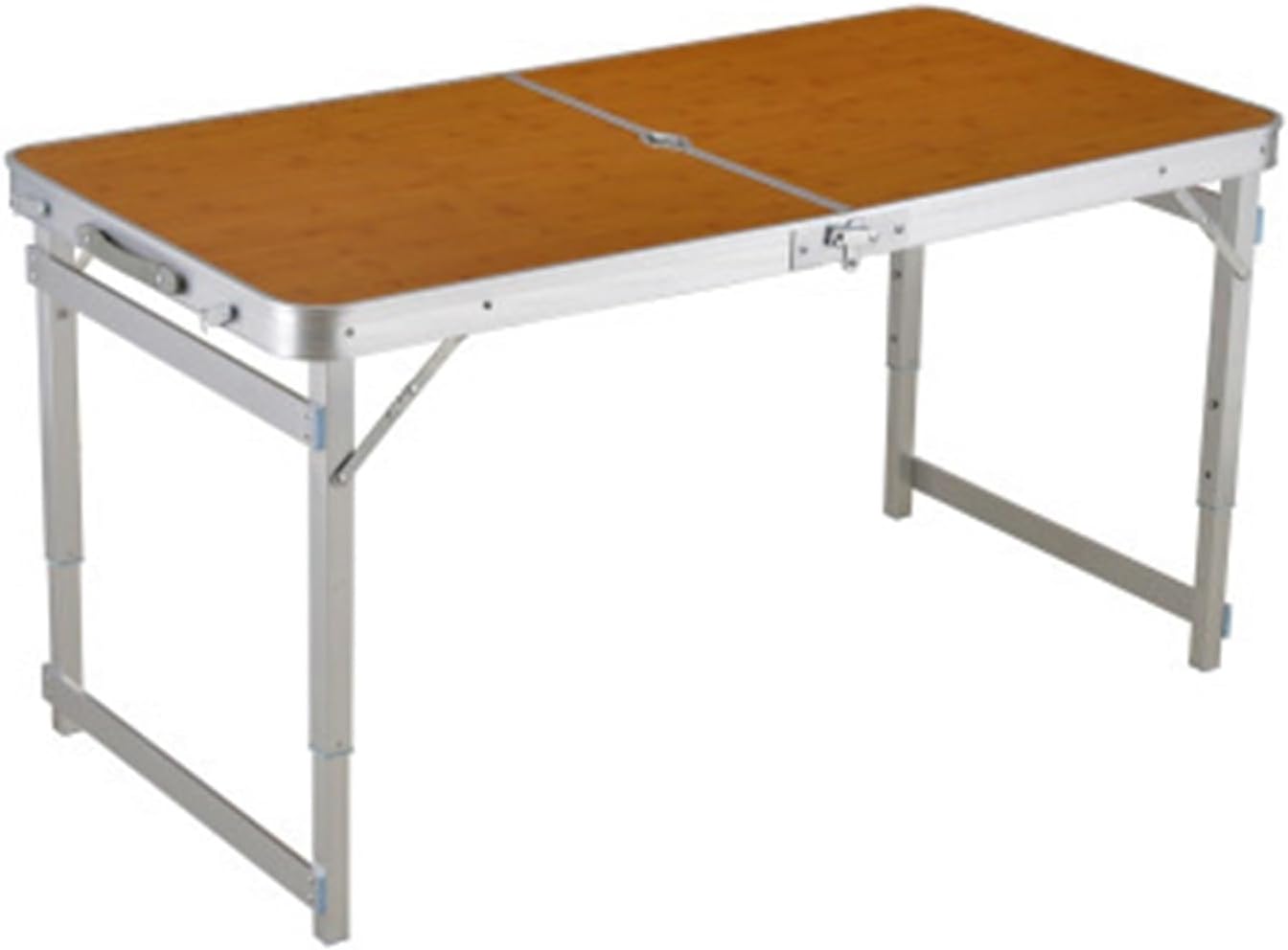 Folding Dining Table Ultra-Light Durable Folding Table Desk for Outdoor Folding Table Chair Camping Aluminium Alloy Picnic Table Waterproof (Color : Dark Khaki)