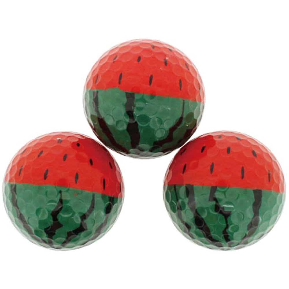 Amazon.co.jp: ホクシン交易 ゴルフボール ゴルフボール スイカ