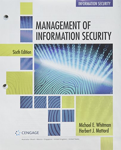 Management of Information Security, Loose-Leaf Version