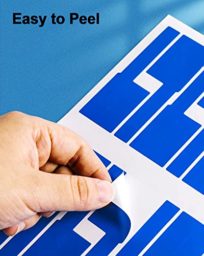 270 Pcs Cable Labels Tags For Cable Management, 9 Colors Cord Labels Tags For Electronics, Waterproof Labeling Wire, Self Adhesive Tear Resistant Wire Labels Laser Printer & Handwriting #TOP2