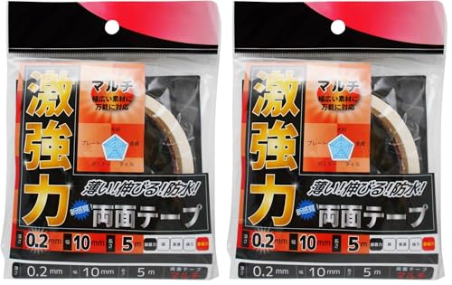 aCY(Waki Sangyo) ͗ʃe[v }` 0.2mmX10mmX5m Œ t \t WKG-008 (× 2)