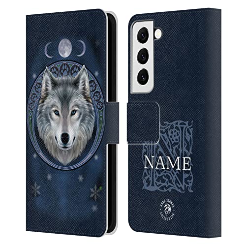 Étui cuir Anne Stokes Lunaire pour Galaxy S22 avec rabat magnétique