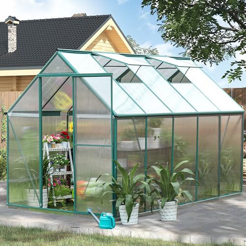 CDCASA 10.2x6.2 FT Greenhouse with Vent Windows