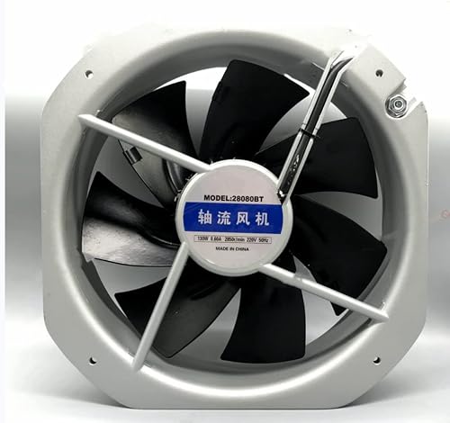 28080BT 220V 0.60A130W 2850RPM 280X280X80MM 2-Wire Cooling Fan