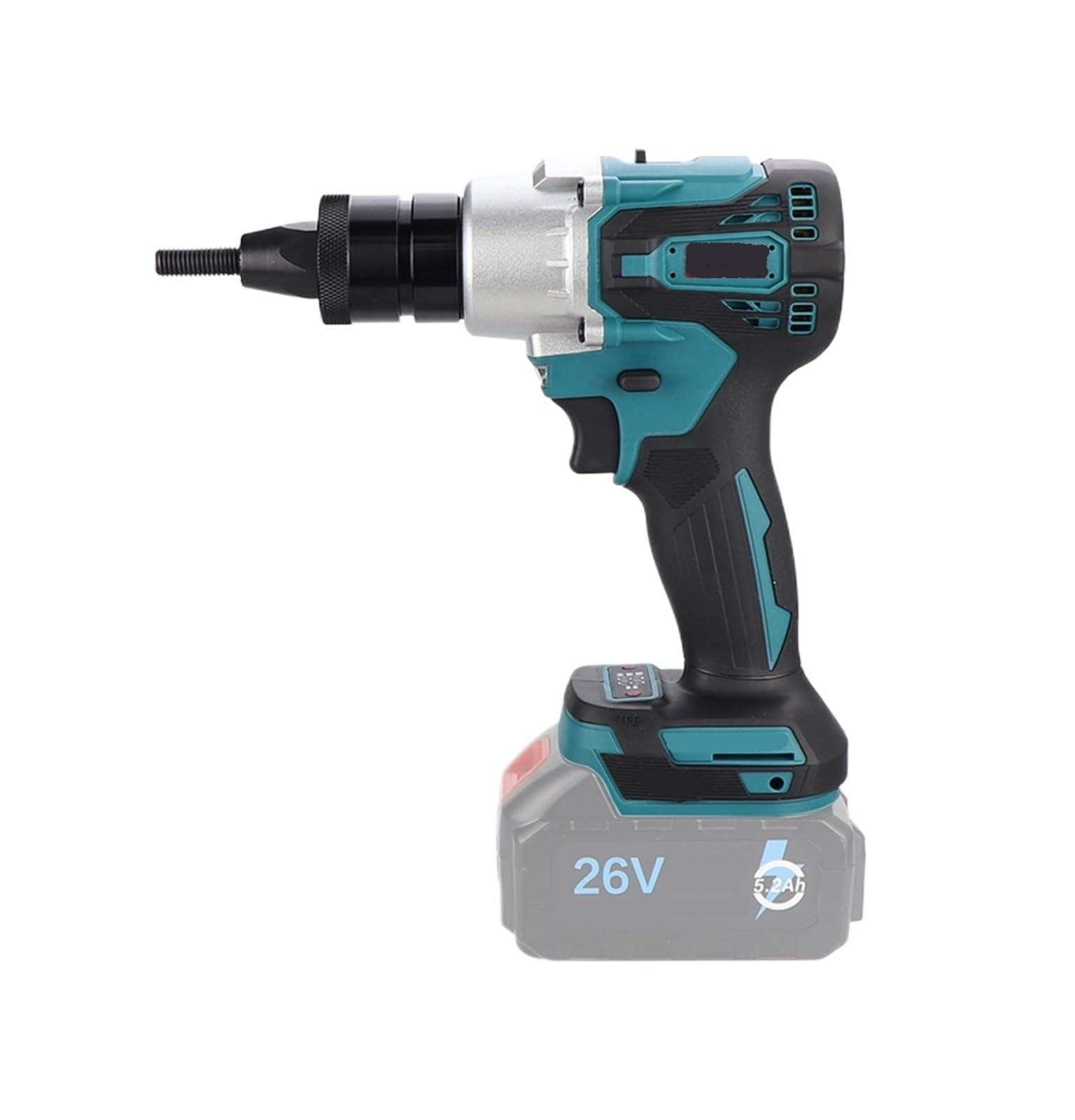 Battery Free Metal Electric Rivet Gun Rechargeable Automatic Rivet Nut Gun Riveting Tool Nut Head M3-M12(M3-M10 Set)