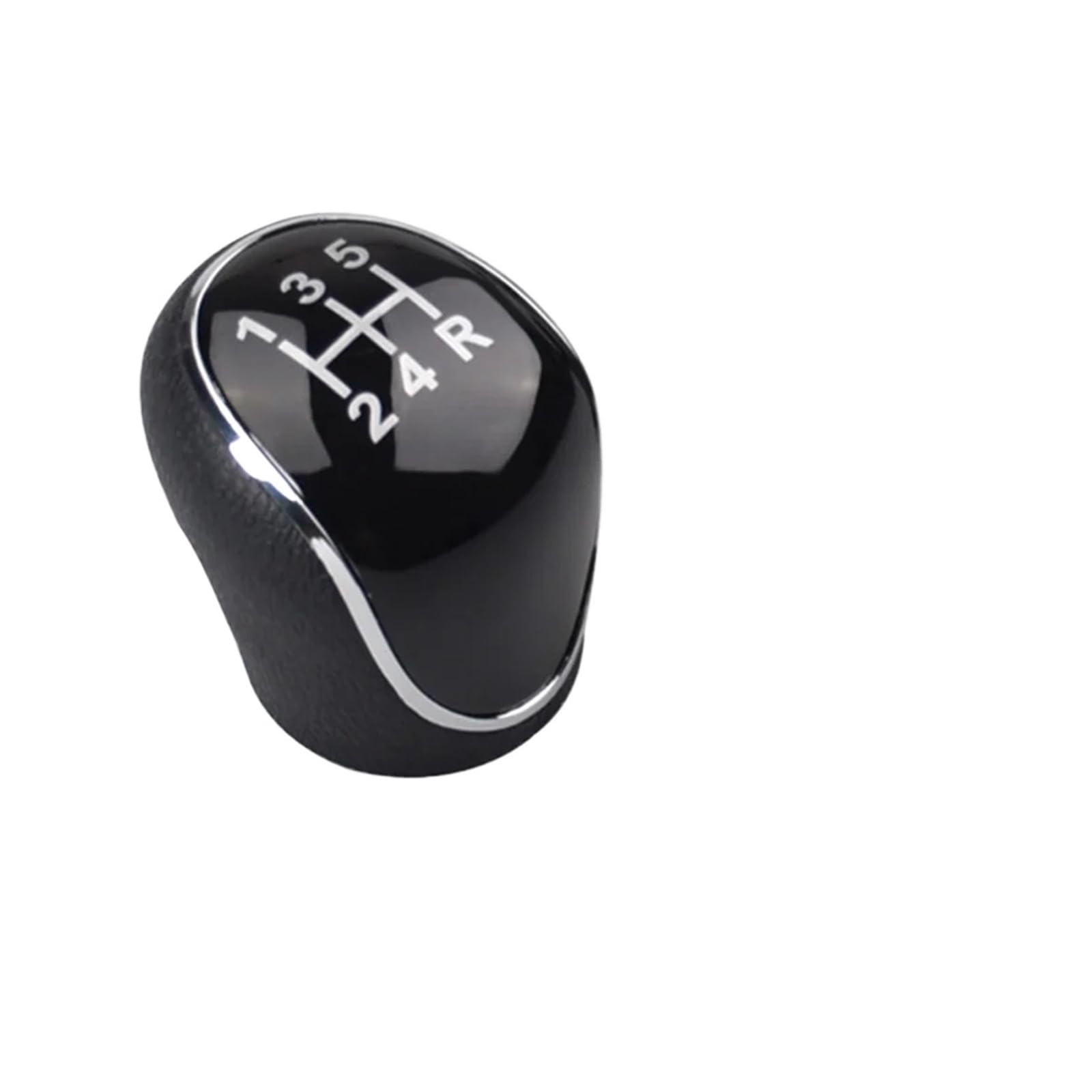 Qmtvfsrh 12345R Black Car Gear Shift Knob For Hyundai For Ix35 2012 2013 2014 2015 2016 5/6 Speed Gear Shift Knob(12345R Black)