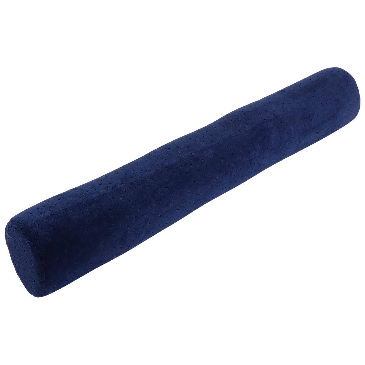 KICHOUSE Almohada Cervical Redonda de Espuma Viscoelástica Azul Oscuro Cojín Multifuncional de Apoyo para Cuello y Zona Lumbar Almohada Ergonómica para Descanso y Alivio Postural