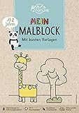 Mein Malblock. Mit bunten Vorlagen. Für Kinder ab 2 Jahren: pen2nature: 100% Recyclingpapier - klimaneutrale Produktion - unterstützt Aufforstungsprojekte (pen2nature kids) - pen2nature Christian Ortega 