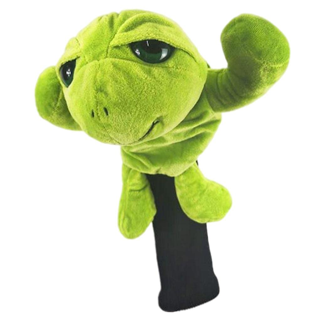 Milageto Plüsch Tier Golf Headcover, Kreative Plüsch Golfschläger Abdeckung Tiere, Golf Club Schutzhülle für Fahrer, Fairway Holz, Geschenk für Männer Frauen