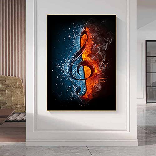 Mosaïque de diamant note musicale 5D pour réduire le stress au quotidien