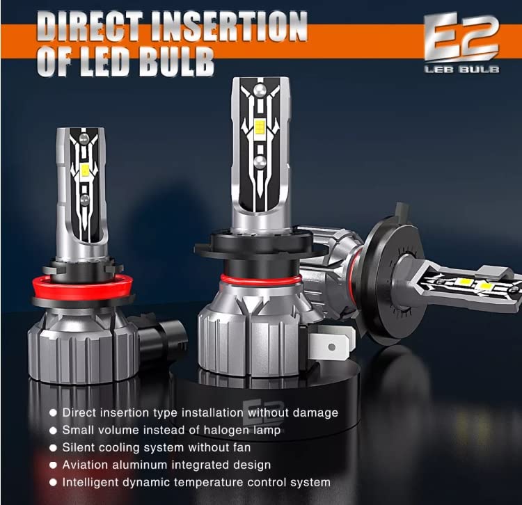 Kit Fari Led CANBUS Anabbaglianti + Abbaglianti + Luci Diurne DRL luci di posizione Compatibili con Fiat Panda 2012> 6000K 10000 Lumen Lampadine Luci Bianco Ghiaccio H4 + BAY15D (P21/5W) (Kit Premium)