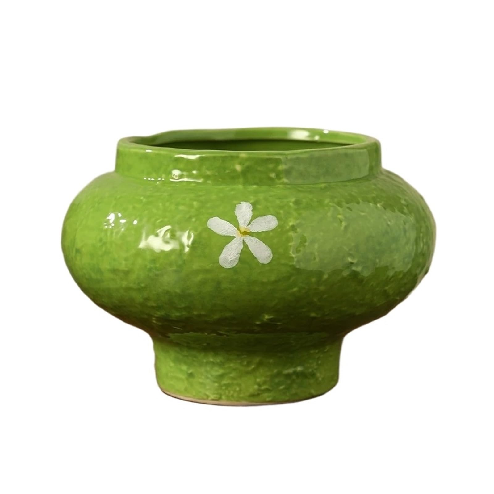xN4gU9jf3c Plants Vintage Ceramic Plant Pots, Ideal For Home Use, And Particularly Suitable For Growing Phalaenopsis Orchids Indoor and outdoor(Green)