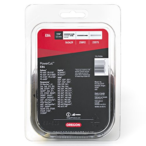 Oregon E84 PowerCut 24-Inch Chainsaw Chain, Fits Husqvarna, Stihl